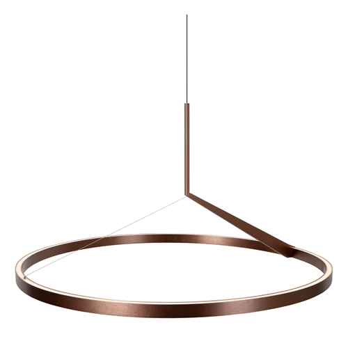 Lucide APPLAUSE - Pendant light - Ø 80 cm - LED Dim. - CCT - 1x50W 2700K/4000K - Hand Wave Sensor - Coffee | Premium - detail 2